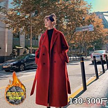 小美の店秋冬季新款毛呢外套加厚大尺碼韓版毛呢大衣女士外套寬鬆中長款女裝INS 歷史價格詳細信息