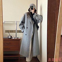 小美の店秋冬季新款毛呢外套加厚大尺碼韓版毛呢大衣女士外套寬鬆中長款女裝INS 歷史價格詳細信息