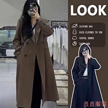 小美の店過膝英倫長款風衣胖mm大尺碼女裝春秋新款高級感風衣氣質西裝外套女 價格比較,價格查詢,歷史價格詳細信息