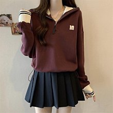 早秋短款衛衣女 純色寬鬆圓領女士上衣女 素色簡約短版衛衣 薄款短版長袖上衣-餘登米女裝 歷史價格詳細信息