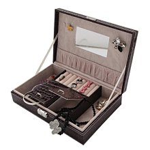 珠寶首飾歐式帶鎖 緻收納盒古風中國風木質復古奢華飾品盒手飾盒 SN1212 歷史價格詳細信息