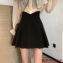 【有】a字半身裙子女秋冬高腰設計感小眾百褶短裙新款夏季蓬蓬裙 歷史價格詳細信息