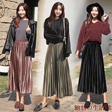 大碼百褶半身裙胖mm港味甜酷高腰A字條紋百褶裙N8384 歷史價格詳細信息