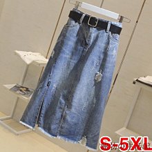 高腰牛仔長裙 一步傘裙a字裙牛仔裙半身裙牛仔百褶裙 牛仔打褶裙-伽美服飾 歷史價格詳細信息