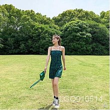 韓系洋裝 夏秋季新款荷葉邊長洋 收腰顯瘦連衣裙女 性感露背波點中長裙 藍色洋裝 女神洋裝 氣質長裙 歷史價格詳細信息