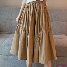 【熱賣精選】顯瘦純色百褶開叉半身裙女春季歐貨新款氣質百搭長裙1P 歷史價格詳細信息