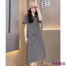 【熱賣精選】【lucky女裝】大尺碼遮肚寬鬆中長款洋裝女2022夏季新款韓版POLO減齡短袖裙子女 價格比較,價格查詢,歷史價格詳細信息