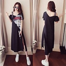 【歡迎光臨】正韓洋裝 短袖洋裝 條紋 A字裙 氣質洋裝 大擺 收腰顯瘦洋裝 夏季新款中長裙  女生衣著 歷史價格詳細信息