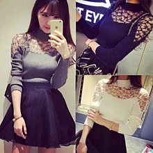 高領露肩針織短洋 女裝批發 秋冬新款韓系INS修身顯瘦氣質坑條蓬蓬袖連衣裙 蓬蓬袖連身裙 兩件式洋裝 歷史價格詳細信息