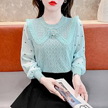 【歡迎光臨】實拍 2024年秋新款長袖雪紡襯衫女 OL通勤時尚打底上衣女 歷史價格詳細信息