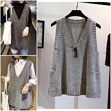 春秋大碼針織馬甲背心女寬鬆坎肩套頭毛衣韓版毛線馬夾胖mm200斤 歷史價格詳細信息