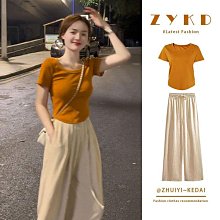 【歡迎光臨】 套裝/單件秋季法式小清新長袖圓領碎花襯衫+藍色少女闊腿褲兩件套 歷史價格詳細信息