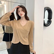 【歡迎光臨】 大碼胖MM秋季新款辣妹設計感小衆短款上衣不規則抽繩長袖T恤女潮 歷史價格詳細信息