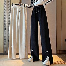 【歡迎光臨】Emma大尺碼西褲.春夏垂感灰色闊腿褲女顯瘦大碼高腰拖地褲寬松休閑西裝褲直筒長褲 歷史價格詳細信息