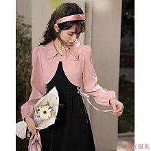 熹熹服裝法式赫本風大尺碼女裝秋冬新款時尚兩件套黑色上衣外搭配半身裙套裝 U8CR 歷史價格詳細信息