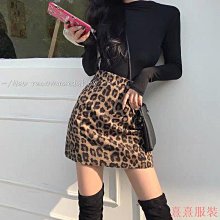 大尺碼女裝 大尺碼半身裙 豹紋半身裙 A字裙女 短裙 氣質豹紋半身裙秋冬半身裙高腰顯瘦短版包臀搭豹紋a字裙 歷史價格詳細信息