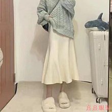 小美の店針織半身裙2023秋冬季高腰中長款毛線裙開叉包臀窄裙黑色長裙厚 針織長裙開叉女裝大尺碼短裙秋冬針織洋裝休閒風舒適百搭秋冬 歷史價格詳細信息