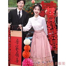 小美の店大尺碼胖mm新中式國風改良漢服套裝別緻上衣+藍色馬面裙兩件套200斤 歷史價格詳細信息