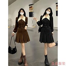 小美の店大尺碼女裝女裙 拼接假兩件 休閒洋裝女 寬鬆 工裝襯衫裙子 洋裝 歷史價格詳細信息