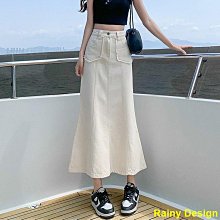 高腰牛仔長裙 一步傘裙a字裙牛仔裙半身裙牛仔百褶裙 牛仔打褶裙-伽美服飾 歷史價格詳細信息