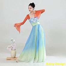 古典舞身韻紗衣女仙氣飄逸雪紡練功服上衣中國舞蹈服裝新款演出服 歷史價格詳細信息