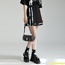 PP HOME大眼睛【山本風女裝】半身裙 240383暗黑風不規則高腰半身裙夏新款山本風酷颯拼接網紗A字裙潮 歷史價格詳細信息