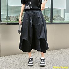 PP HOME大眼睛【山本風女裝】半身裙 240383暗黑風不規則高腰半身裙夏新款山本風酷颯拼接網紗A字裙潮 歷史價格詳細信息