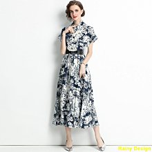 春季新款名媛高腰顯瘦印花A字半身裙中長款傘裙子955 歷史價格詳細信息