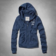 Maple麋鹿小舖 Abercrombie&Fitch ＊ AF 藍灰色點點無袖上衣 ＊ ( 現貨M號 ) 歷史價格詳細信息