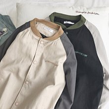 帥氣寬鬆韓版棒球服外套男秋季棒球服短版夾克男男士休閒外套工裝夾克【B0809】 2023春季新款棒球服拼色高級感設-潮男服飾 歷史價格詳細信息