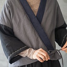 燕燕. 秋冬款 簡約復古加厚肌理條紋廓形棉衣加厚外套  ab2234201 歷史價格詳細信息