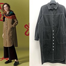 ※funnyy_lee※ Chavi CHOU 周辰臻 2020秋冬 全新 深藍色 拼接牛仔休閒外套 M~L 歷史價格詳細信息