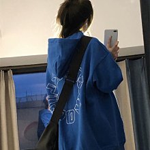 精選克萊因藍毛衣男春秋款日系復古慵懶風寬松情侶針織ins潮秋冬加厚-潮男服飾 歷史價格詳細信息