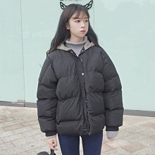 冬新款韓版學生寬松顯瘦BF小熊刺繡加絨加厚短外套女網紅棉服 歷史價格詳細信息