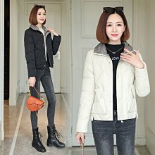 【熱賣精選】新款韓版棉衣女羽絨棉服女大毛領棉襖氣質OL通勤寬鬆麵包服裝加厚外套短版 歷史價格詳細信息