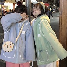 韓版 港風 棉 新款 超火 衛衣女 寬松 bf慵懶風 學生 長袖外套 印花 塗鴉 百搭大學t 女生長-餘登米女裝 歷史價格詳細信息