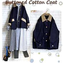 Buttoned Coat 帥氣時髦感燈心絨領筆挺厚棉外套-深藍 Size F 價格比較,價格查詢,歷史價格詳細信息