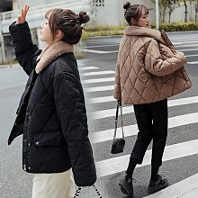 女生秋冬外套 女厚外套 女士外套 免洗亮面短款羽絨韓版外套夾克外套 百搭休閒顯瘦女生外套 保暖洋氣立領女生棉服棉衣 歷史價格詳細信息