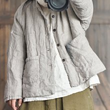 色織亞麻日系復古立領短袖襯衫男夏季棉麻條紋半袖襯衣提花設計-靚仔男裝 歷史價格詳細信息