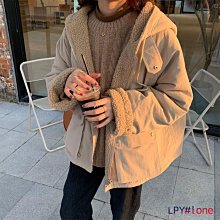 秋冬新款韓版寬松女學生加絨加厚保暖拉鏈連帽衛衣棉服ins潮 歷史價格詳細信息