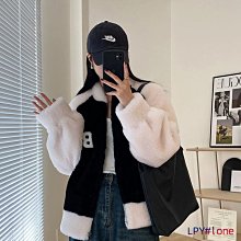 秋冬季刺繡羊羔毛外套 外套男 休閑外套 韓版ins潮牌外套 加厚保暖外套 情侶外套 羊羔毛外套（LKW60）【壹號站】 歷史價格詳細信息