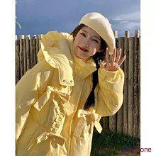 奶黃色羽絨服女中長款冬季新款韓系加厚奶fufu過膝棉襖面包服外套_佳美優品 歷史價格詳細信息