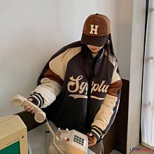 燈芯絨棒球服女 秋冬美式復古棒球外套 新款字母寬鬆夾克 甜酷工裝外套 外搭長袖上衣女裝 歷史價格詳細信息