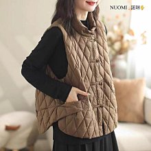 復古藝文盤扣立領羽絨棉服女寬鬆加厚百搭保暖麵包服外套棉襖 歷史價格詳細信息