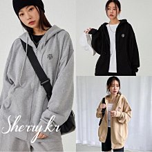 韓國外套 無刷毛外套 雙拉鍊頭 莫蘭迪色 連帽外套 男女可穿 棉外套 女外套 秋天外套 風衣 夾克·滿599免運 歷史價格詳細信息