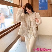 小櫻桃Cherry白色菱格棉衣 棉服女 秋冬新款小眾氣質百搭寬鬆加厚棒球服外套 歷史價格詳細信息