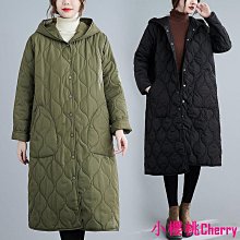 小櫻桃Cherry冬季新款棉服女 中長款羽絨外套  韓版羽絨棉服女 寬鬆加厚大毛領鋪棉外套 滿額 歷史價格詳細信息