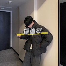 棉服美式高街潮牌oversize復古羊羔毛絨加厚連帽棉服女男冬季棉衣外套 歷史價格詳細信息