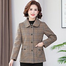中老年女裝春裝2024新款媽媽裝外套短款婦女上衣老年人小香風春秋 歷史價格詳細信息