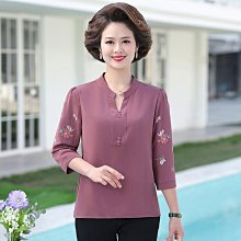 新款夏裝中年大碼雪紡九分褲媽媽裝繡花高腰七分褲寬鬆薄款闊腿褲 歷史價格詳細信息